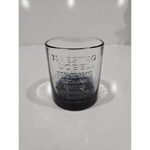 Maestro Dobel Tequila Smokey Blue 3D Text Tumbler Rocks Glasses Multiple Avail